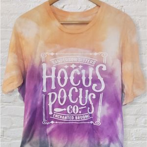 "Hocus Pocus" / Ladies Tie-Dye Tee-Shirt